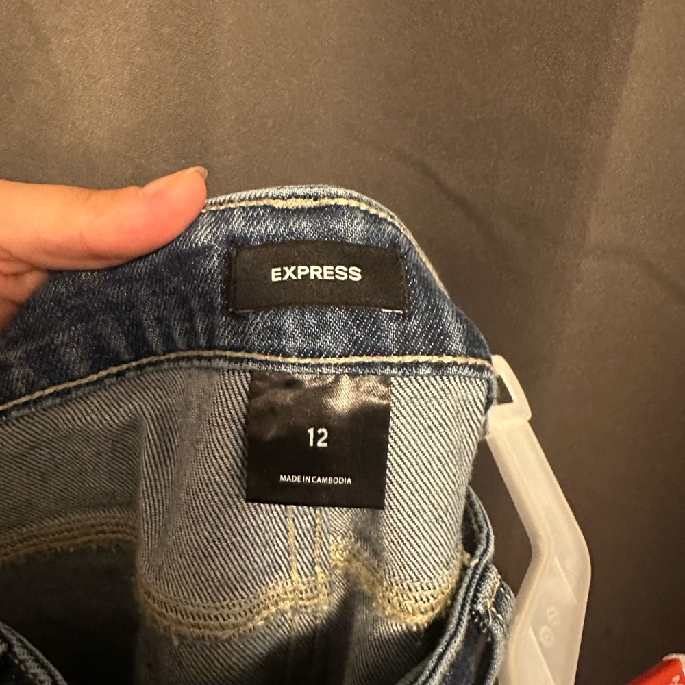 Express Denim Jeans with Stud Accents - Picture 3 of 3
